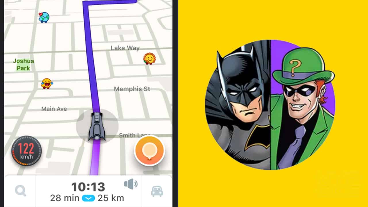 Drive With Batman Using The New Waze Voice Option And Dc Themed Spotify Playlist Noypigeeks