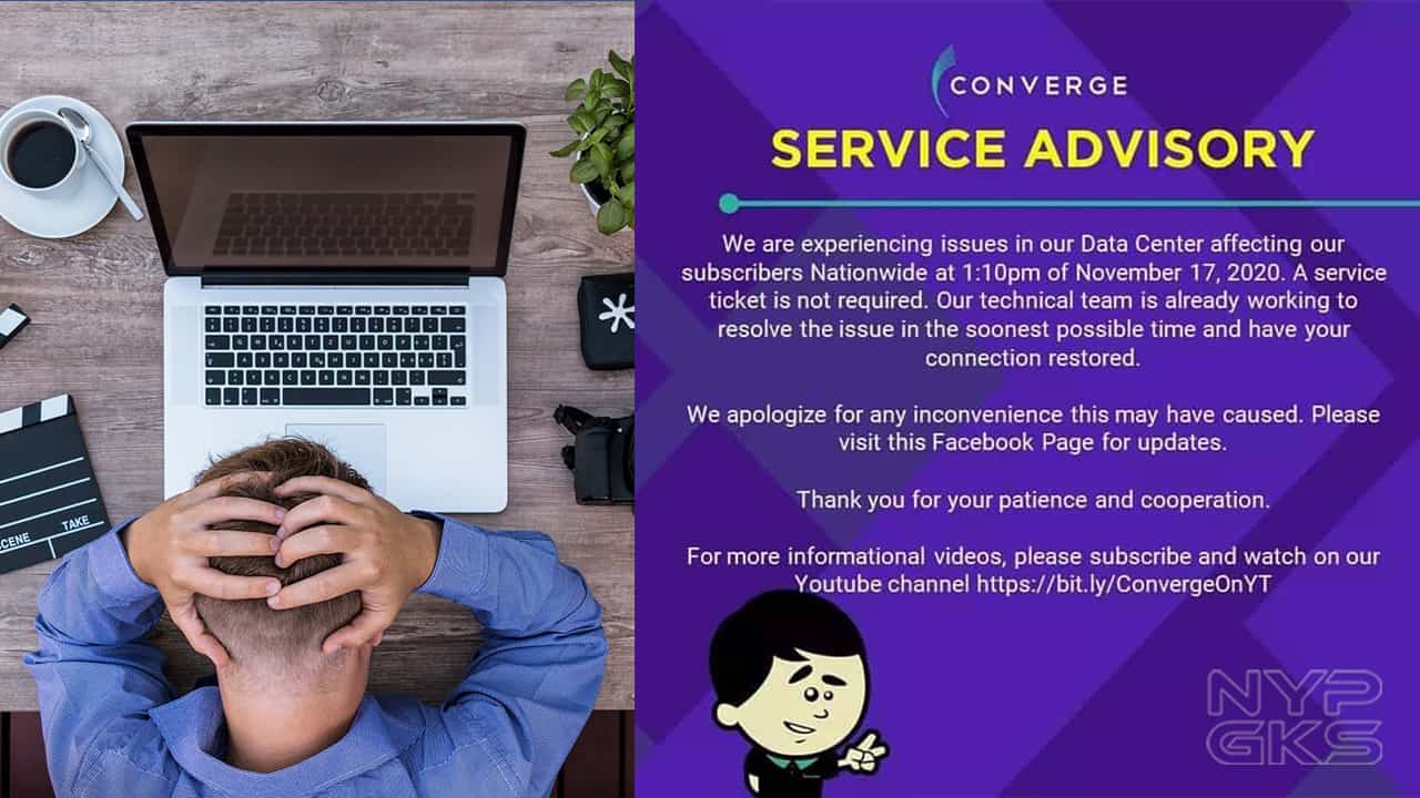 Converge releases statement as subscribers nationwide