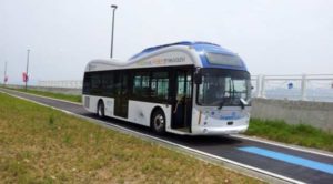 South Korea debuts electric vehicles with wireless charging
