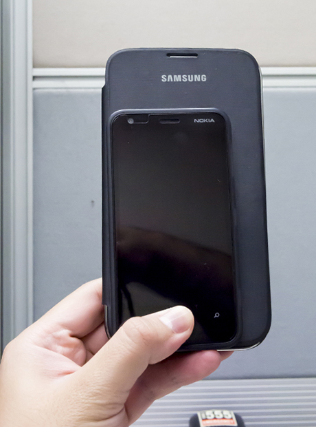 Nokia Lumia 620 with Samsung Galaxy Note 2