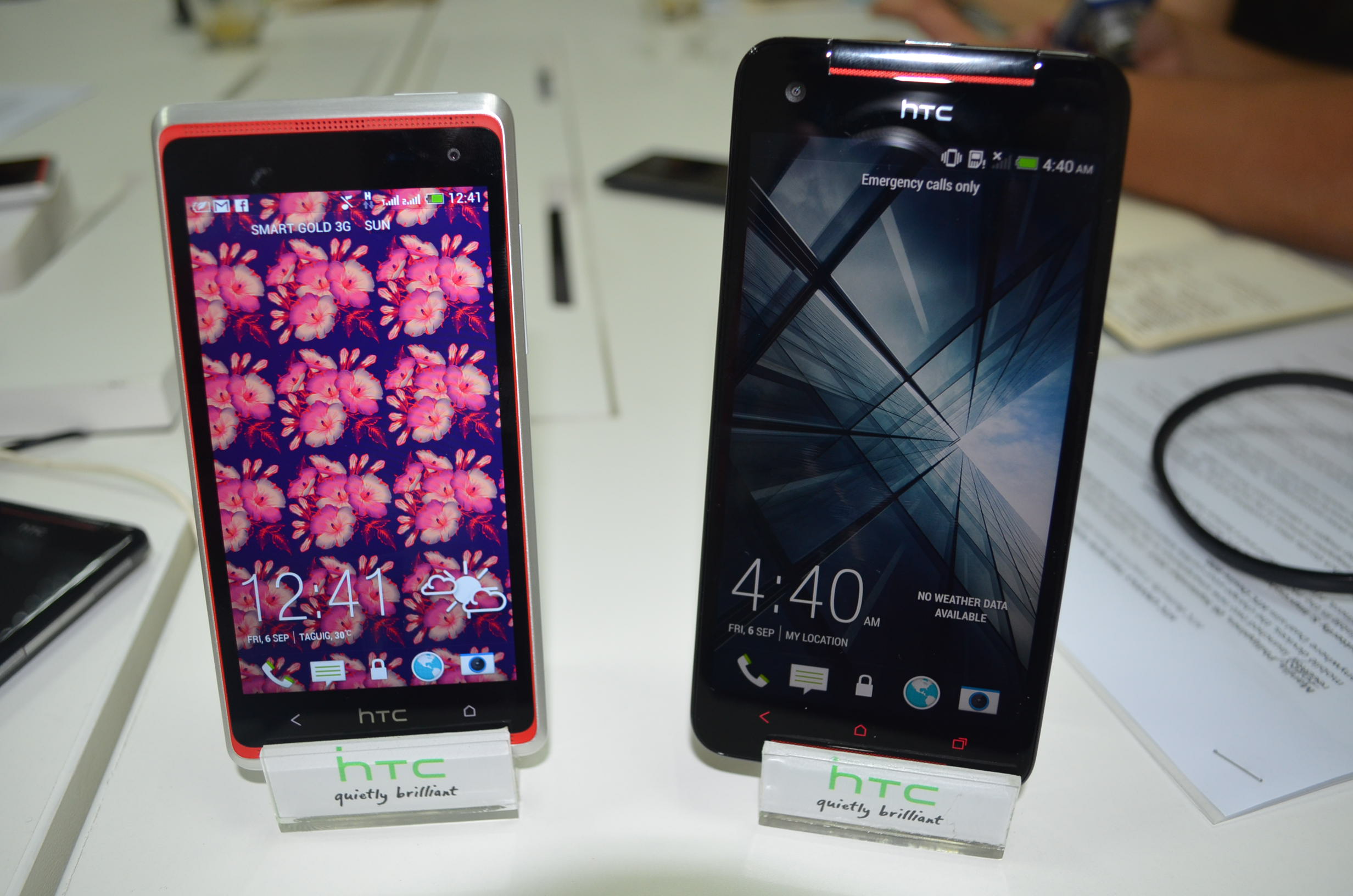 HTC Butterfly S and Desire 600