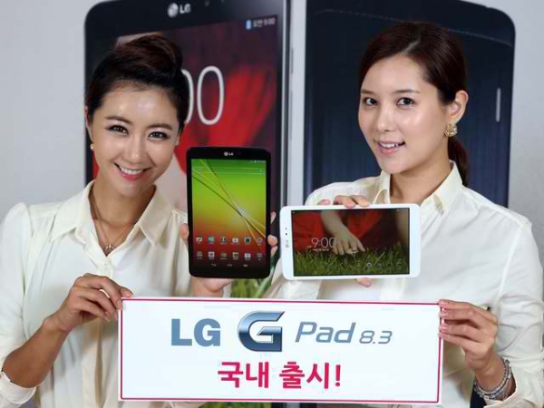 LG G Pad 8.3 Availability