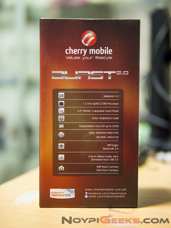 CM Burst 2.0 Packaging