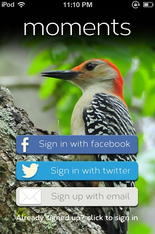 Moments - Hear Your Photos - Getting Started