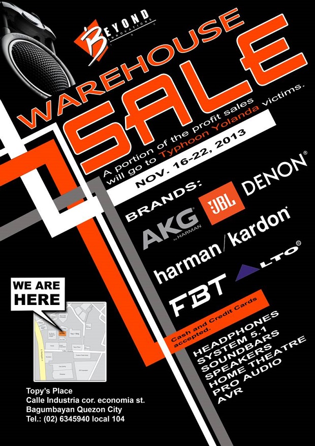 Beyond Innovations Warehouse Sale