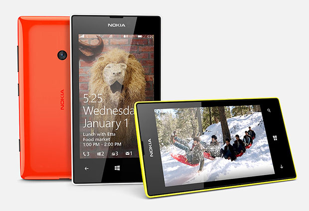 Nokia Lumia 525 Portrait and Landscape