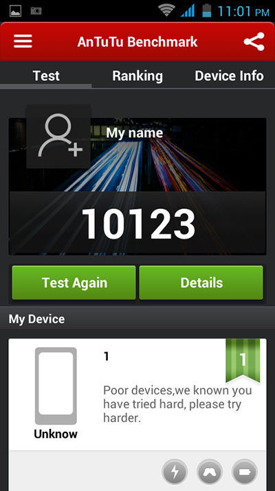 O Plus 8.91 Antutu score