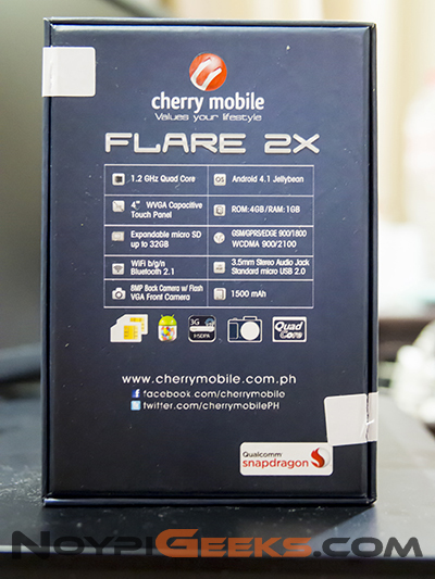 Specs of Cherry Mobile Flare 2x Specs of Cherry Mobile Flare 2x