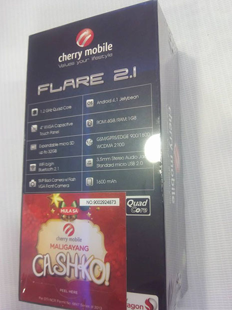 Cherry Mobile Flare 2.1 Box