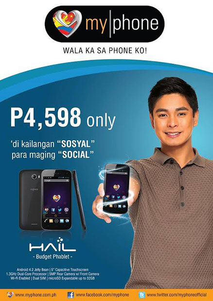 MyPhone Hail Promo Graphic