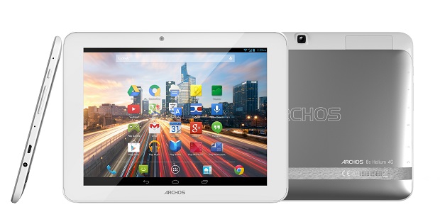 Archos 80 Helium 4G with side, back