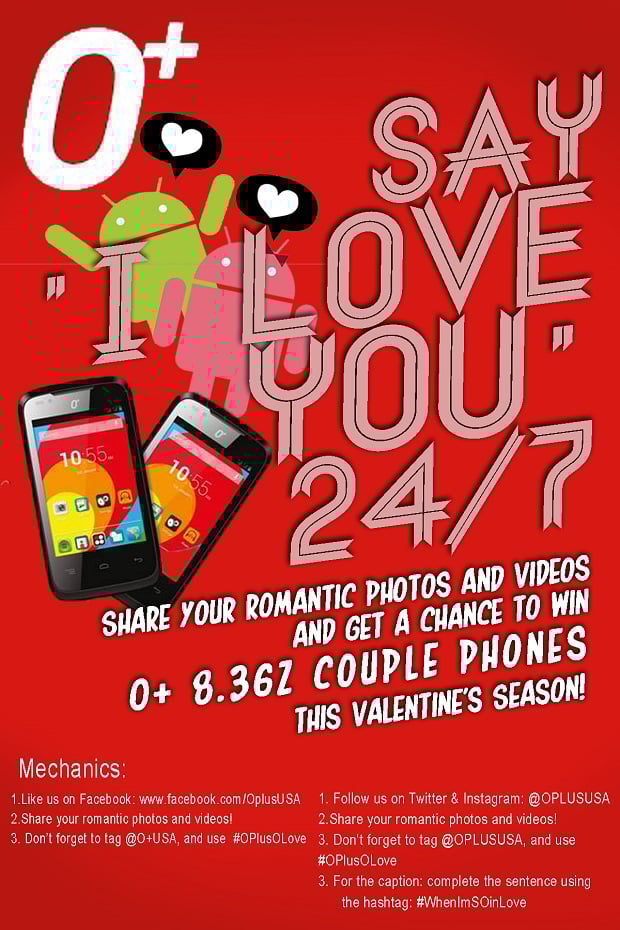 O USA Say I Love You 24 7 poster