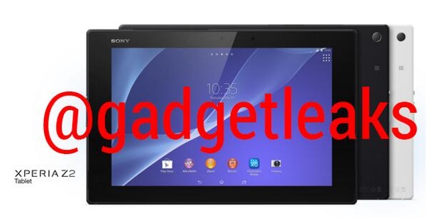 Sony Xperia Tablet Z2 press render