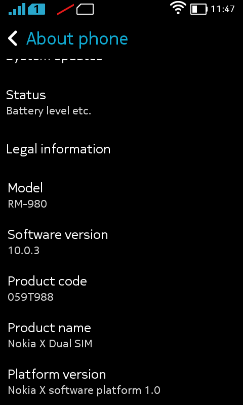 Nokia-X-Software-Android-About-Phone