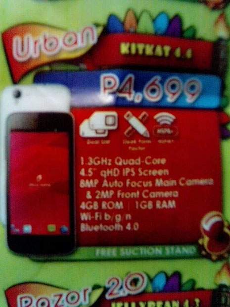 Cherry Mobile Urban Brochure