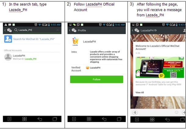wechat-lazada