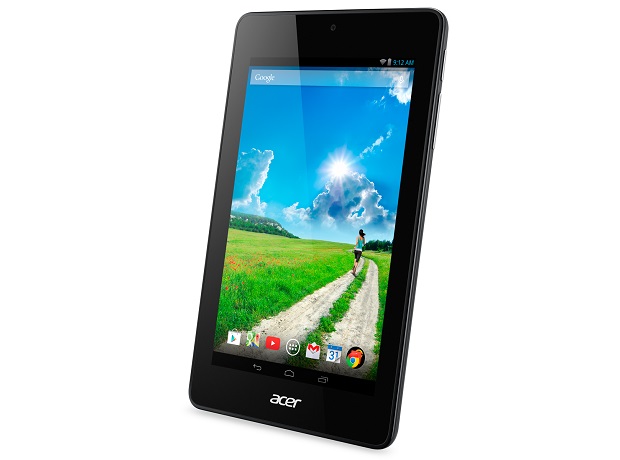 Acer Iconia One 7 portrait mode