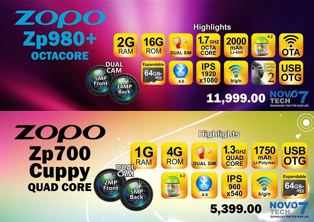 Zopo ZP980+ specs