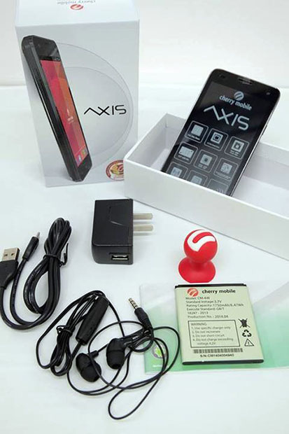 Cherry Mobile Axis Box and Accessories