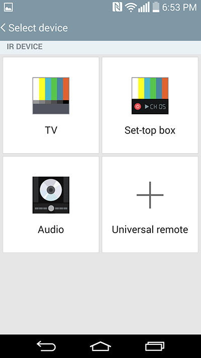 Control-TV-Radio-AIrcon-G3-Android-Phone