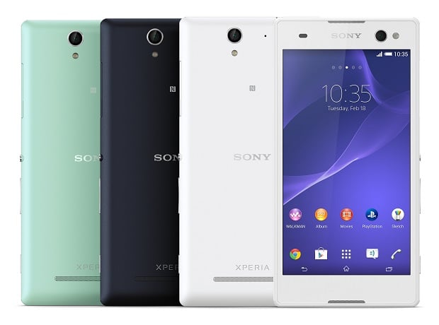 Sony Xperia C3 colors