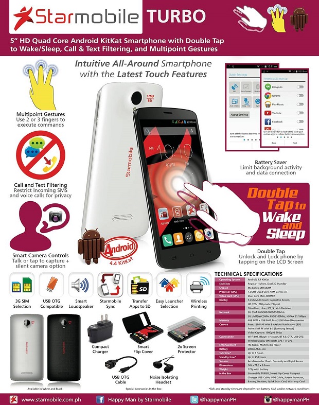 Starmobile Turbo specs