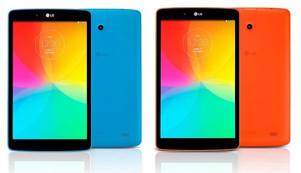 LG G Pad 8.0 LTE blue, orange