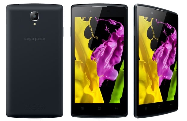 Oppo Neo 5 back, front