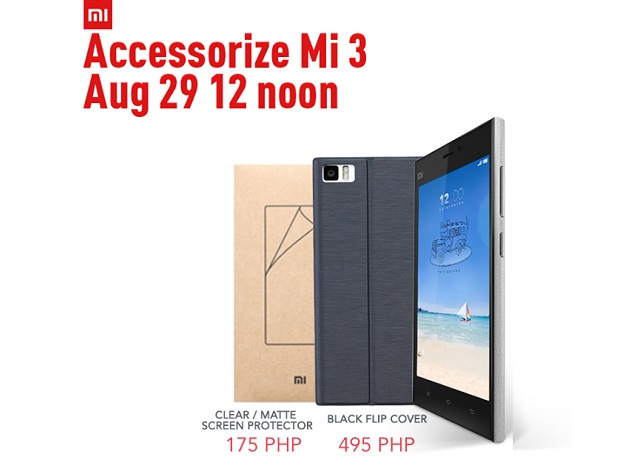 Xiaomi Mi3 screen protector, flip cover