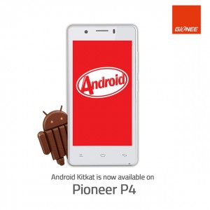Gionee-Pioneer-P4-Kitkat-update