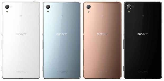 Sony Xperia Z4 back colors