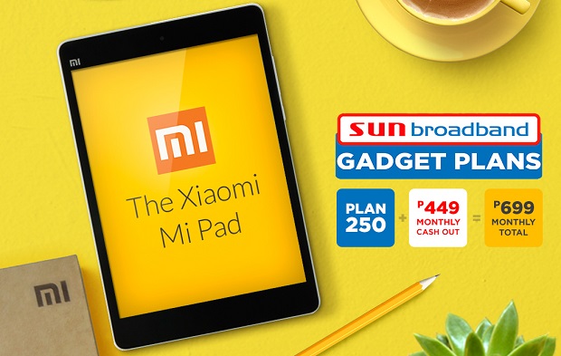 Xiaomi Mi Pad for as low as Php699 monthly total