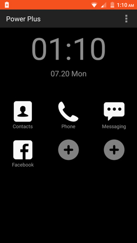 O Plus Ultra Power saving mode