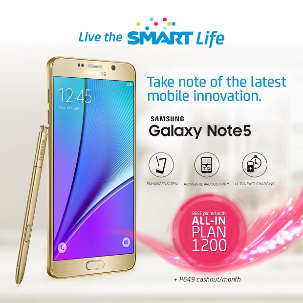 Samsung Galaxy Note 5 from Smart