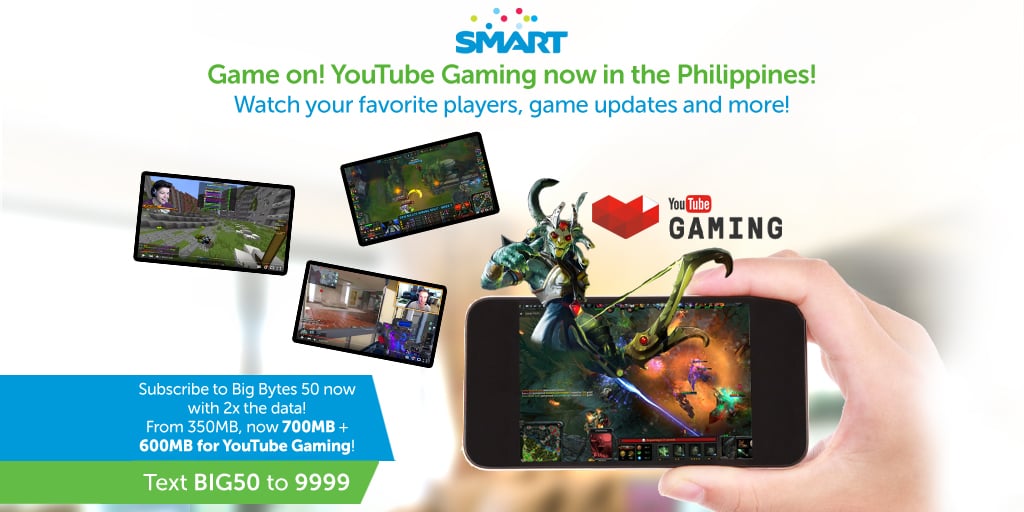 Youtube Gaming - Smart - Philippines