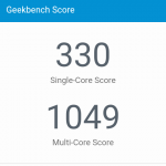 Benchmark results