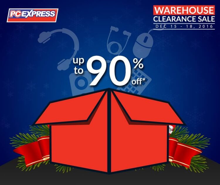 PC Express Warehouse Sale, Up to 90% off
