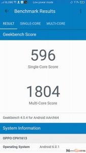 OPPO F3 Plus Benchmarks