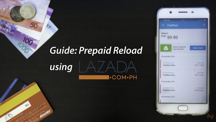 Reload Prepaid SIM via Lazada - NoypiGeeks