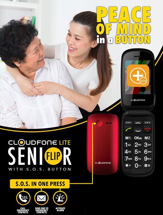 Cloudfone Senior Flip - Price, Features