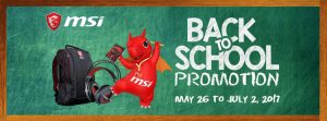 MSI Back to School Promo - NoypiGeeks