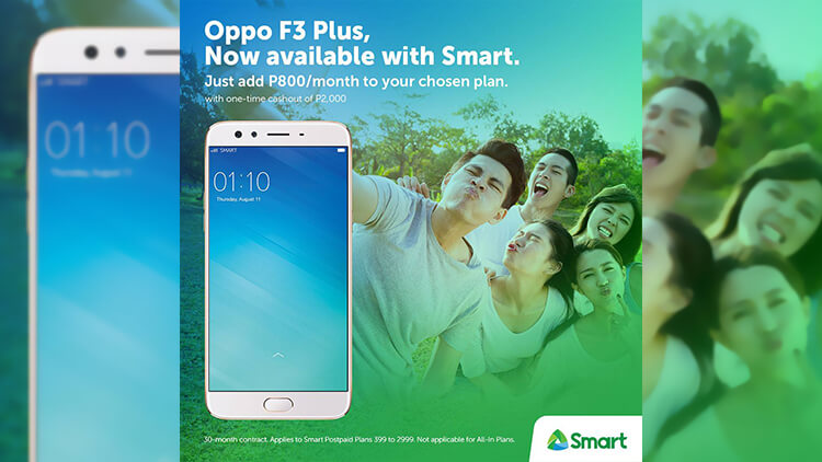 OPPO F3 and F3 Plus Smart Postpaid Plans