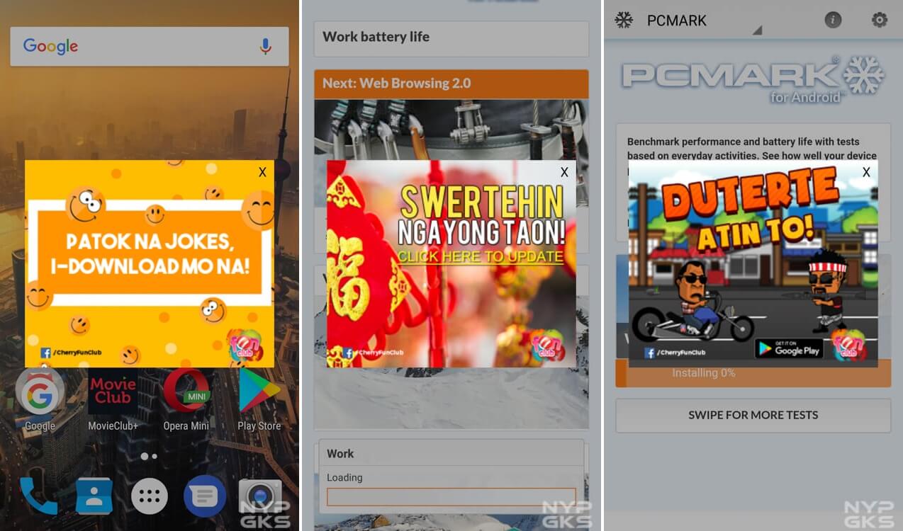 cherry mobile desire r8 ads pop up