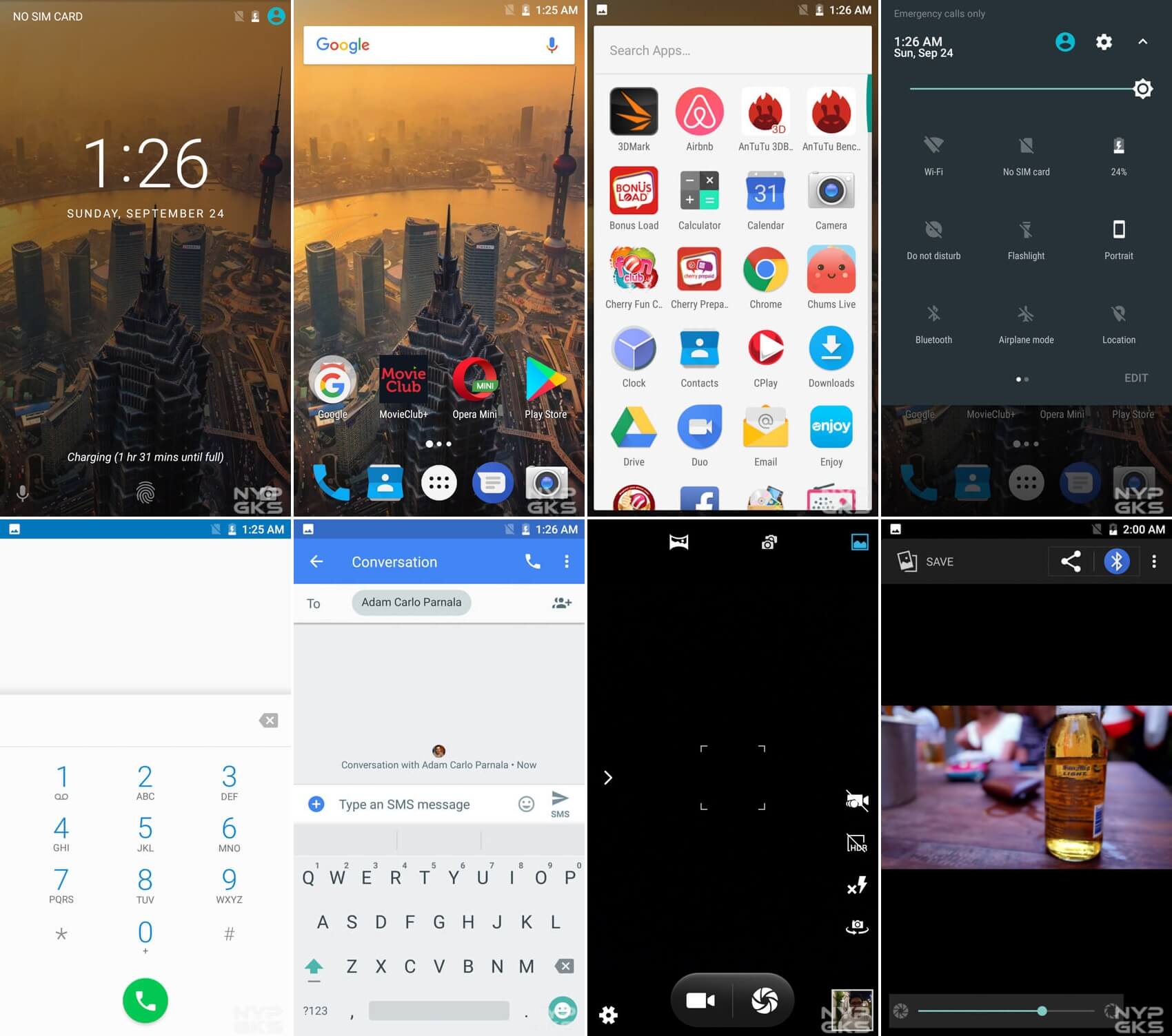Software of CM Desire R8