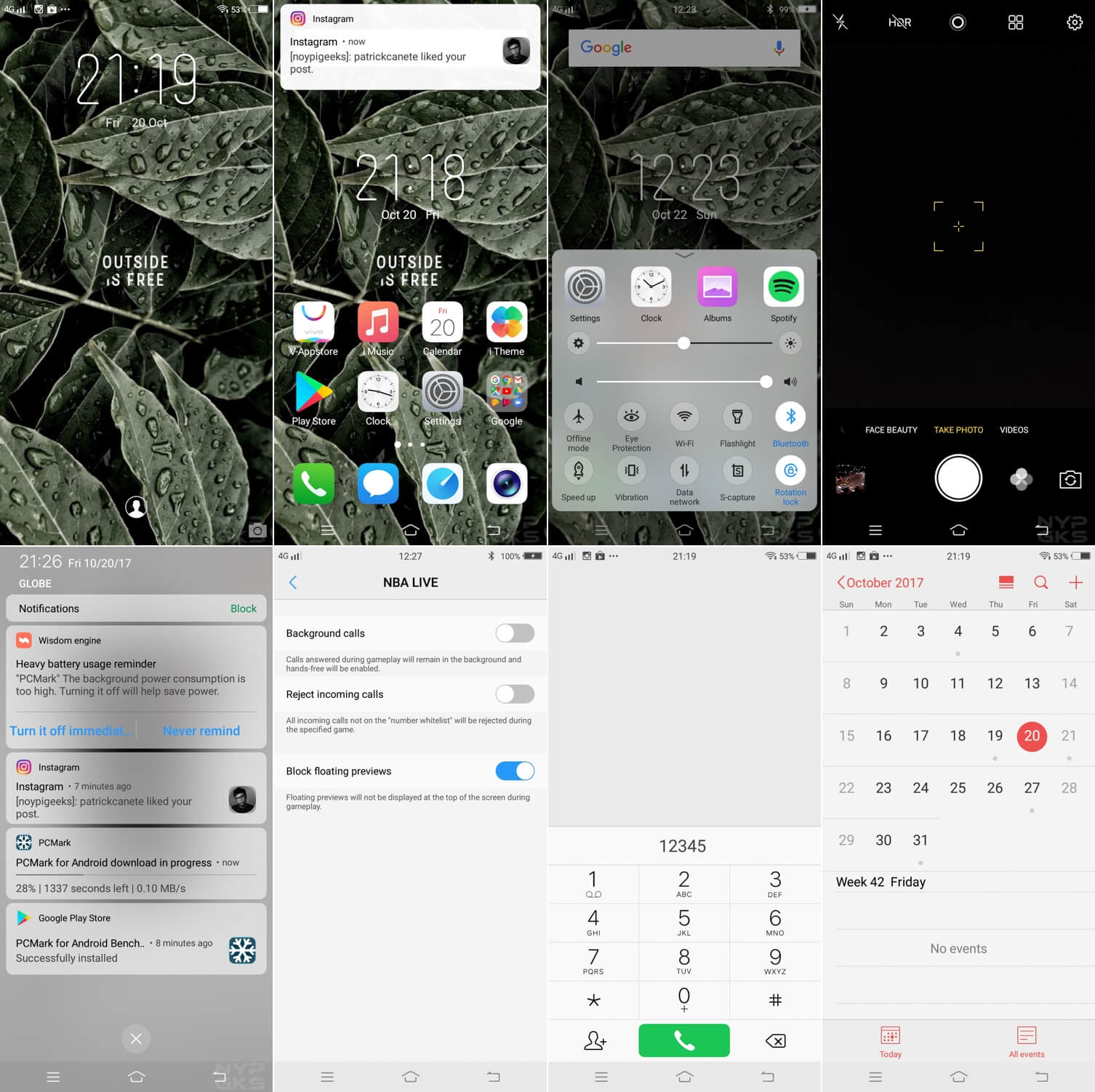 Vivo V7+ FunTouch OS 3.0