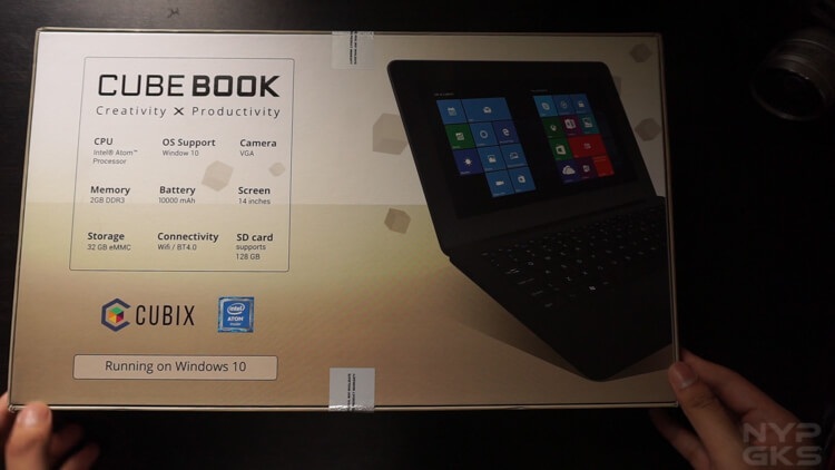cherry mobile cubix cubebook unboxing