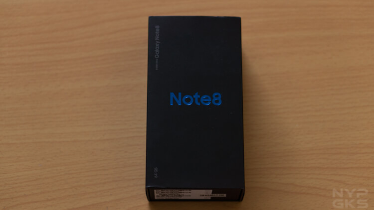 Galaxy Note 8 unboxing