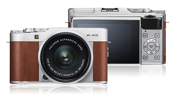 Fujifilm X-A5 announced, the camera for YouTubers and vloggers