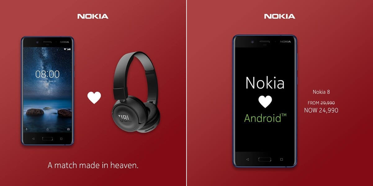 Deal Alert: Nokia 8 gets a huge price cut, FREE JBL headset for a limited time