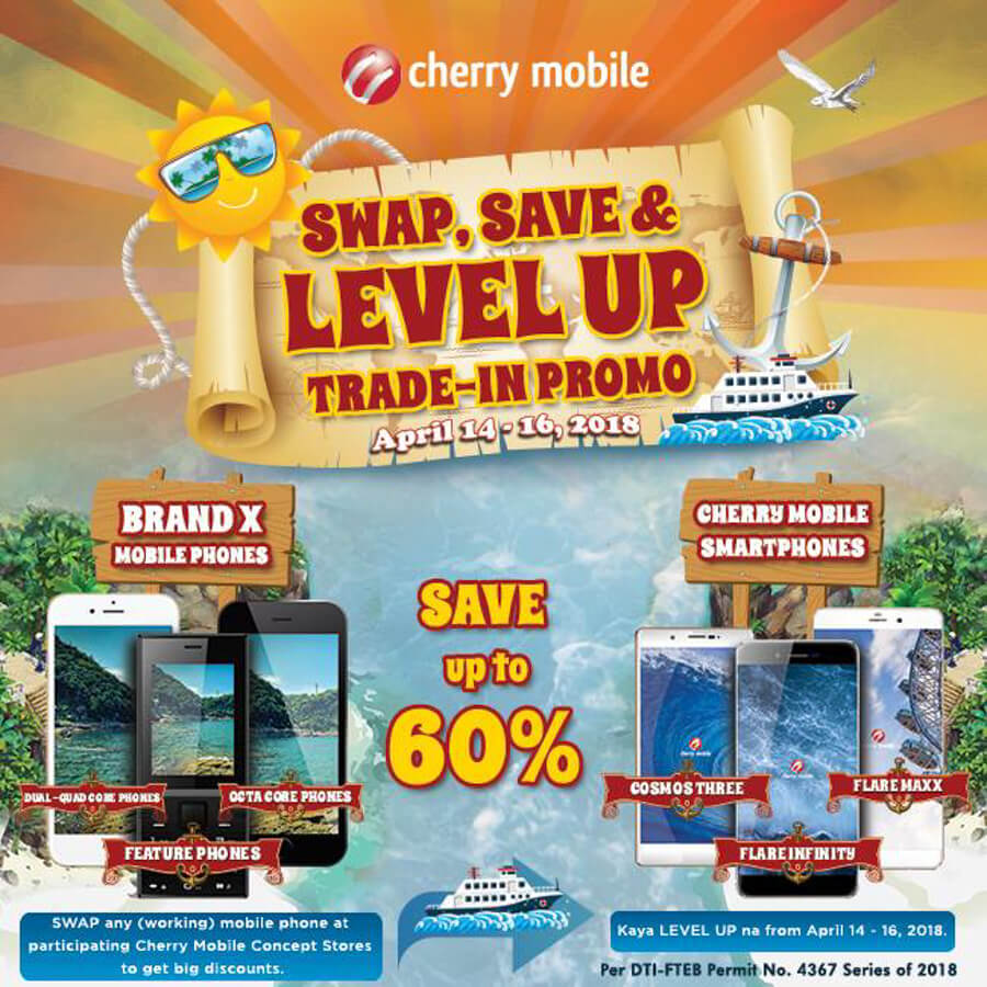 Cherry Mobile Swap, Save and Level up trade-in promo - NoypiGeeks